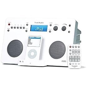 Tivoli iYiYi High-Fidelity AM FM Stereo System with Alarm Clock and iPod Dock (White... by Tivoli Audio