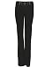 Ladies Black Yoga Pants Stone Setting on Front Waist