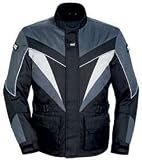 TOURMASTER/CORTECH SABER MOTORCYCLE JACKET SILVER/BLACK