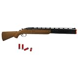 30" Double Barrel Shotgun Hunting Rifle Gun Toy with Ejecting Shotgun Shells and Shooting Sounds