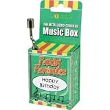 Traditional hand cranked music box - Happy Birthday