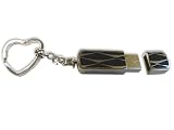 St Valentin Bijoux de sac Porte-clés Clé USB 2Go Or Blanc 23K 1035