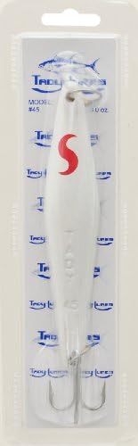 TADY Cast Lures, White/Red