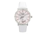 ROTARY Watches:Women's Diamond White Leather