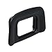 Foto&Tech 3 Pieces Replacement Rubber DK-20 Eyecup for Nikon D3400, D3300, F65, F75, D40, D50, D70s, D5100, D3200, D3100, D3000 Digital SLR Cameras (3 Pieces)