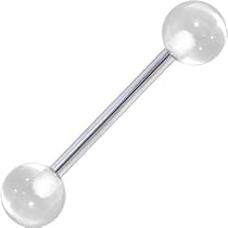 COOL CLEAR Tongue Ring