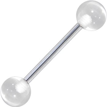 COOL CLEAR Tongue Ring