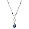 New York Yankees Crystal Logo Necklace
