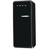 Smeg FAB28YNE 60cm Fridge with Ice Box in Black with Left Hand Hinge