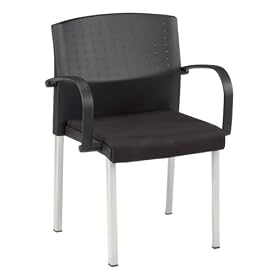 Europa Convertible Chair-with Arms - Black