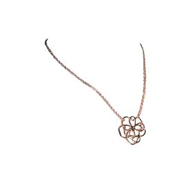 Gold Medium Peony Necklace