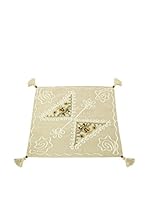 Bottega Tessile Funda De Cojín (Crudo/Burdeos/Oro)