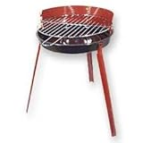 Standgrill rund Durchmesser 36cm rot/schwarz