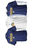Denver Nuggets adidas Short/Long Sleeve T-Shirt Combo Pack - Large