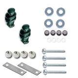 CUSTOM BLACK POP UP LATCH KIT FOR HARLEY POLICE FLHPI MODEL SADDLEBAGS