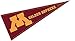 NCAA University of Minnesota WCR63921471 Carded Classic Pennant, 12