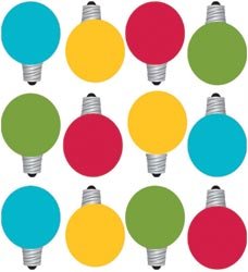 Jolees Boutique Parcel Dimensional Stickers-Vintage Christmas Lights; 3 Items/Order