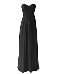 Chiffon Sweetheart Evening Dress/Bridesmaid Dress/Prom Dress/Wedding Party Dress 