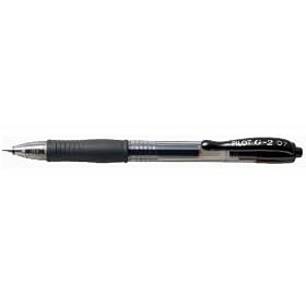 Pilot G2 0.7 Retractable Rollerball Gel Pen Box of 12 - Black