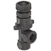 Hayward PVC Globe Valve, FPM Seal, 1/4" Threaded