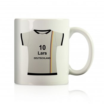 Deutschland EUROPA 2012 Trikot Becher mit Namen und Nummer