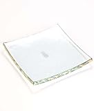 8 Square Antique Gold Slab by Annieglass