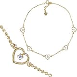 Solid 14KT Yellow Gold Cubic Zirconia BUTTERFLY Adjustable Length Ankle Bracelet