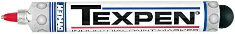 Texpen Industrial Ball Fine Tip Paint Marker Red