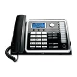 Quality Product By RCA Produs - Corded Phone 2-Line Speakerphone Call/Wait Call/ID BKSR