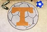 NCAA TENNESSEE VOLUNTEERS SOCCER SHAPED DOOR MAT RUG