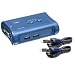 TRENDnet 2-Port USB KVM Switch Kit (Includes 2x KVM Cables)