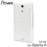 Xperia A | SO-04E | エクスペリア エース | ワンセグ対応 | ケース カバー | ハードケース | Provare　 PVSO04ECCR (ハードケース, クリア)
