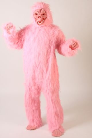 Gorillakostüm pinkes Kostüm Gorilla