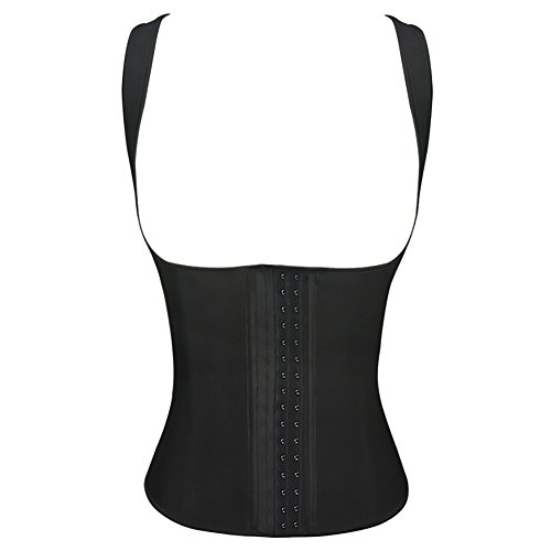 Fashion's Talk® Women's Sport Waist Trainer Latex Cincher Steel Boned 3 Hooks