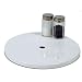 TV Swivel - 9" Turntable (White) (9" Diameter x .5" H)