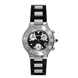Cartier Mens W10125U2 Must 21 Chronoscaph Stainless Steel and Black Rubber Chronograph Watch Cartier Mens W10125U2 Must 21 Chronoscaph Stainless Steel and Black Rubber Chronograph Watch
