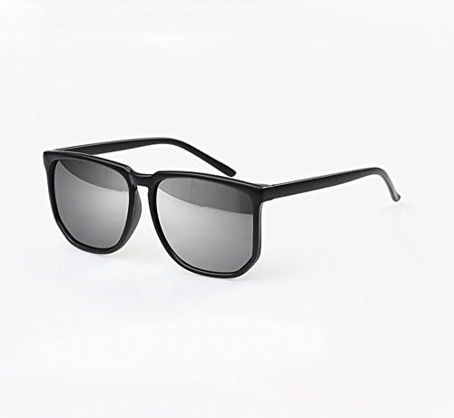 Large square frame sunglasses lovers sunglasses yurt Ms. retro-reflective sunglasses Europe and America tide personality