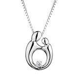Mother and Child Diamond Pendant