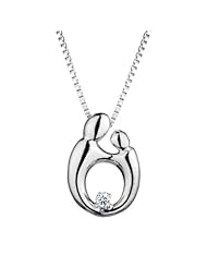 Mother and Child Diamond Pendant