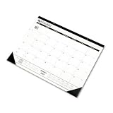 Calendar Desk Pad, Monthly, 22 x 17, Black AAGSK2400
