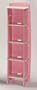 59" Kids' Legare� Select� Bookcase, PINK/WHITE