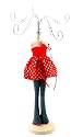 Jewellery Mannequin with Red Polka Dot Top and Jeans