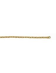 CleverEves 14Kt Yellow Gold Solid Link 5mm Bracelet
