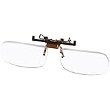 Small Clear Clip-on Flip-up Magnifying Reading Glasses +3.00 Diopter