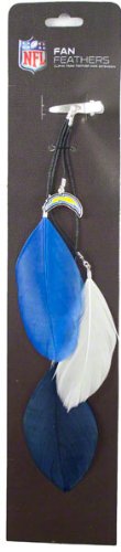 San Diego Chargers Fan Feather Hair Clip