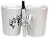 Wedding Gift His/Hers Pair of Mugs (Silver) Signed and Sealed