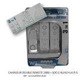 Pega - Chargeur double Remote + Socle Nunchuck 3 en 1 - 2800Mahpar G�n�rique