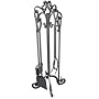Panacea 5-Piece Scroll Top Fireplace Tool Set
