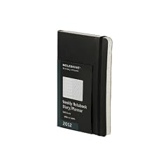 2012 Weekly 12-Month Planner Notebook Soft Black Pocket: Moleskine code DSB12WN2RE