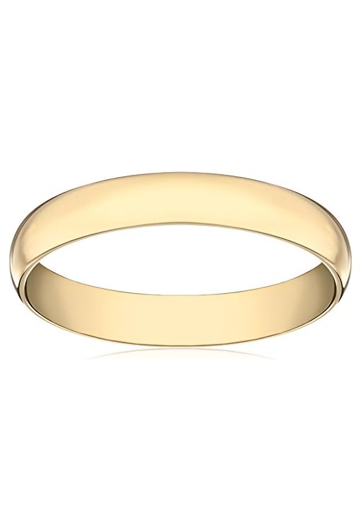 18k gold 4mm comfort-fit wedding ring